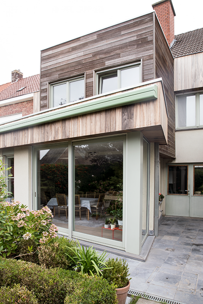 Gevelwerk privéwoning Beveren-Leie