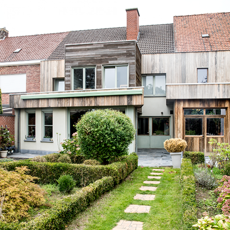 Gevelwerk privéwoning Beveren-Leie